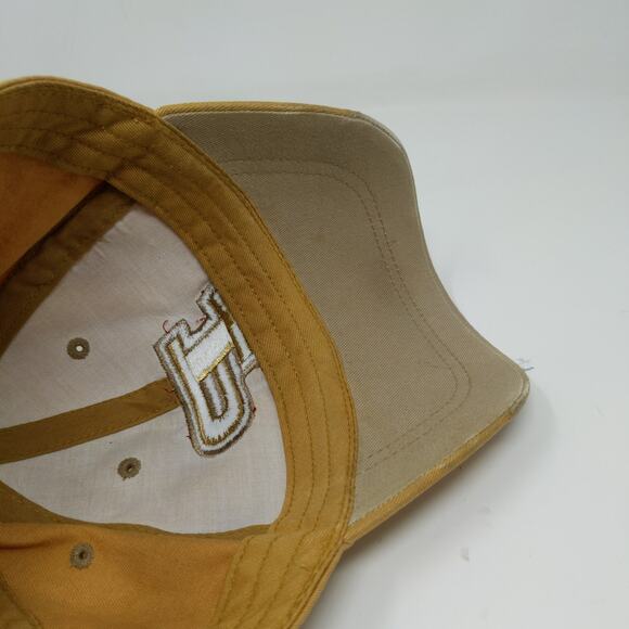 Captivating Headgear Purdue Boilermakers Embroidered Slideback Hat Tan - Picture 9 of 11